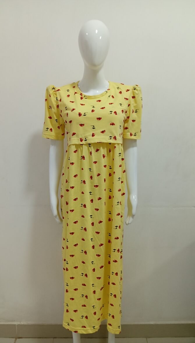 YELLOW BLACK LITTLE PRINT