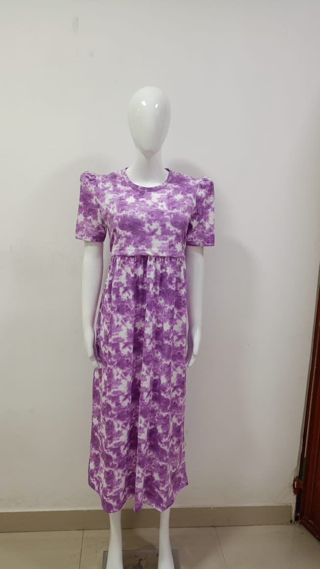 LAVENDER TIE & DYE (ANKLE)