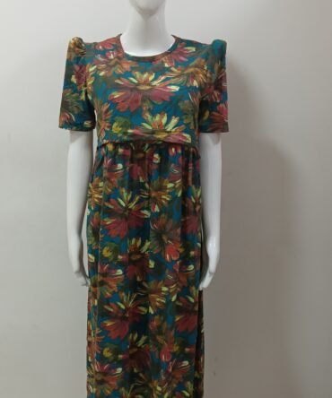 GREEN MIXED FLOWERS(PUFF)-30