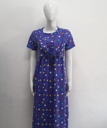 PURPLE WITH MULTI HEARTS