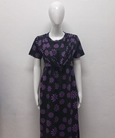 PURPLE AND BLACK FLOWERS