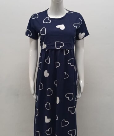 NAVY WHITE HEARTS