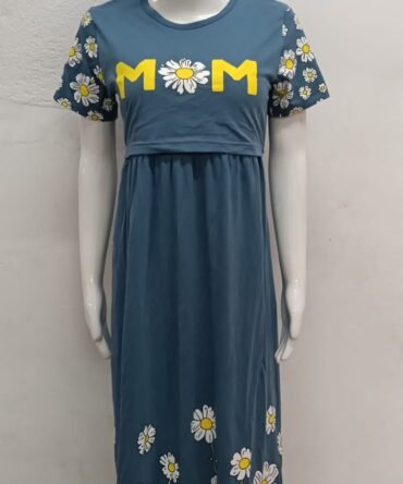 MOM MAXI(DUSTY BLUE )